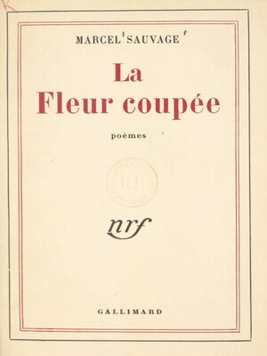 cover image of La fleur coupée